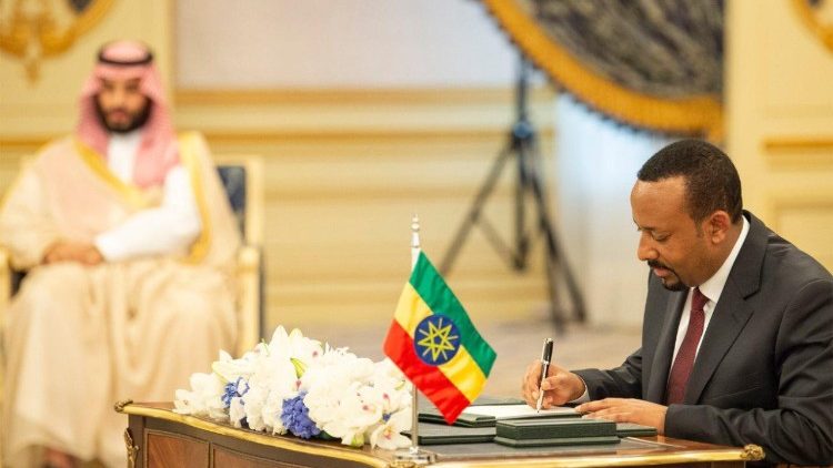 La paix entre l'Éthiopie et l'Érythrée a été signée le 16 septembre 2018 en Arabie Saoudite. 