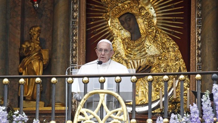 Popiežius Pranciškus Aušros Vartuose 2018 09 22