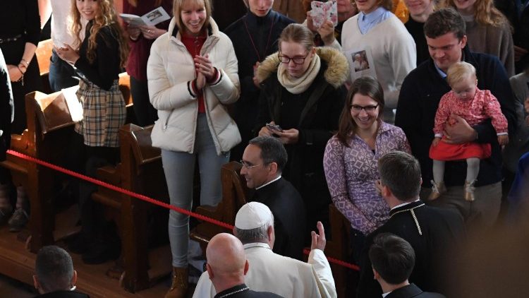 Икуменическа среща на папа Франциск с естонските младежи