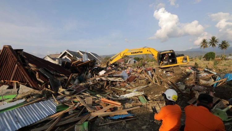 इंडोनेशिया के भूकंप और सुनामी से प्रभावित श्रेत्र