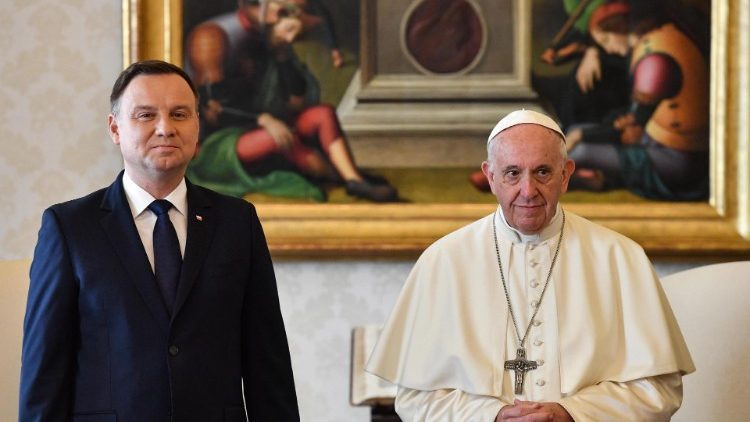 Präsident Duda und der Papst