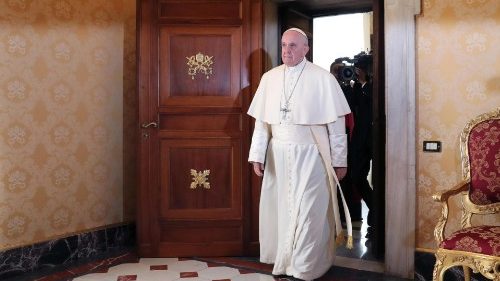 Papst empfängt katholische deutsche Journalistenschule