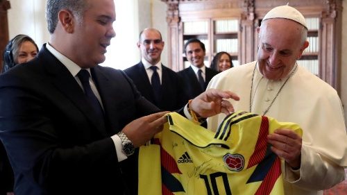 Le Pape François reçoit le président colombien, Ivan Duque