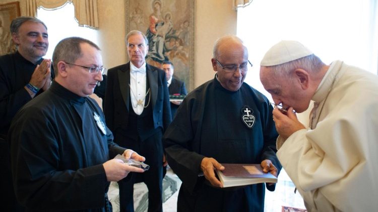 Popiežius priima Pasionistų kongregacijos vadovybės narius