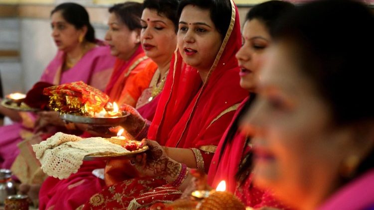 Un festival hindou à Bhopal, en octobre 2018.