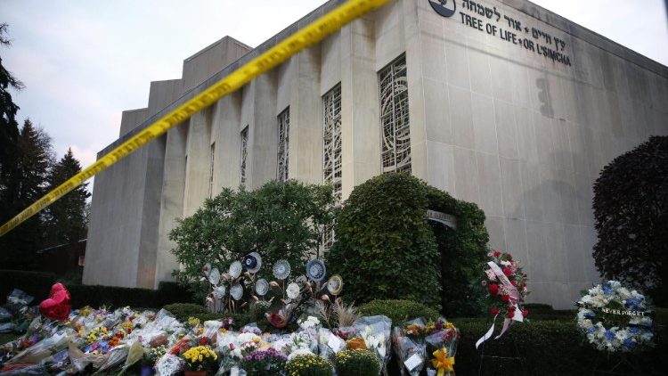 Židovska sinagoga 'Drvo života' u kojoj je 27. kolovoza, u Pittsburghu, u Pennsylvaniji, USA,  ubijeno 11 osoba