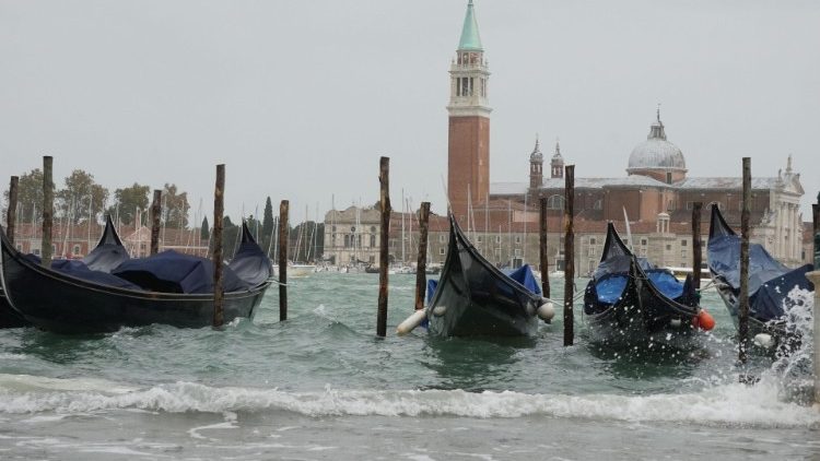 A Venise, le phénomène de l'acqua alta est courant de novembre à mars