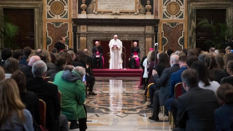 Popiežiaus audiencija katalikams žurnalistams iš Vokietijos