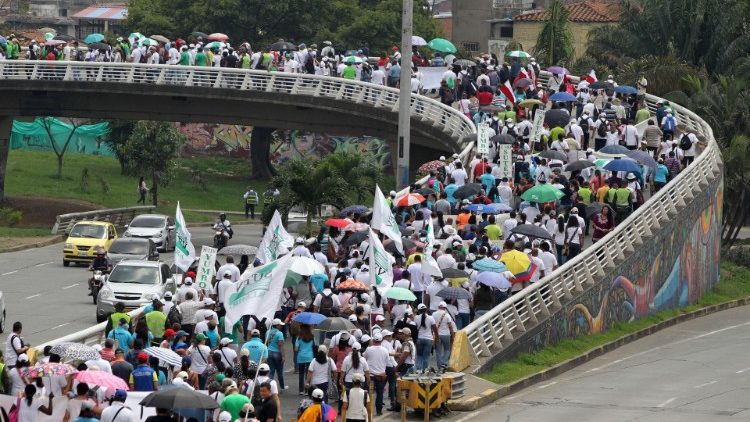 Colombia movilización estudiantil educación preocupación obispos