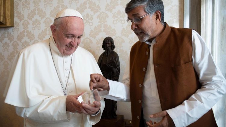 Kailash Satyarthi u papaže Františka