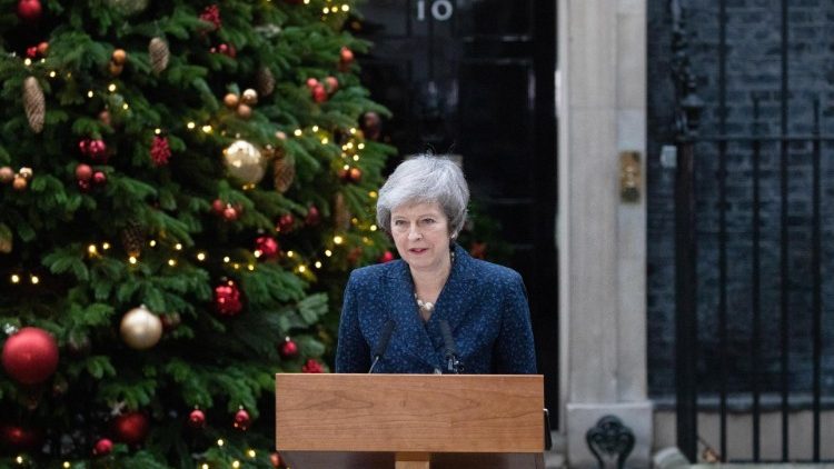 British PM May statement outside 10 Downing Street