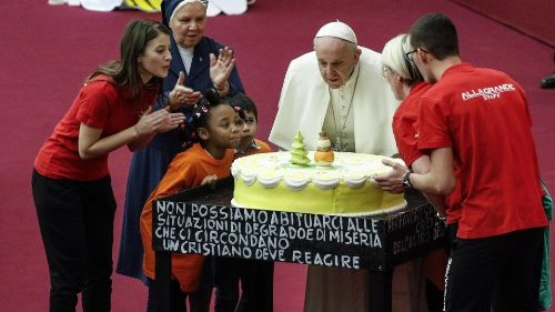 Pope's Christmas greetings to Santa Marta Dispensary