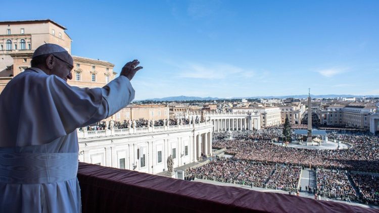 Папа Франциск на Рождественското послание към Града и Света Urbi et Orbi