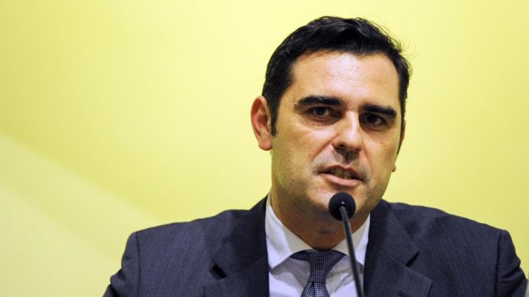 Le nouveau directeur de la Salle de Presse par intérim, Alessandro Gisotti.