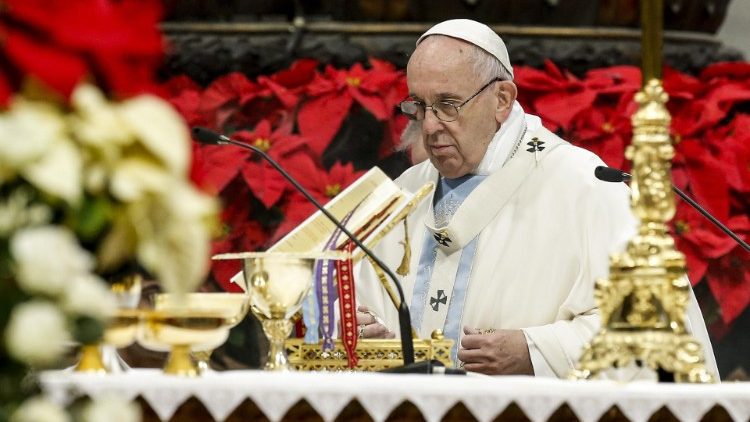 Папа Франциск на литургията на 1 януари 2019
