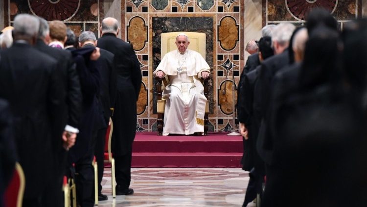 Pope holds audience with the Members of the Diplomatic Corps
