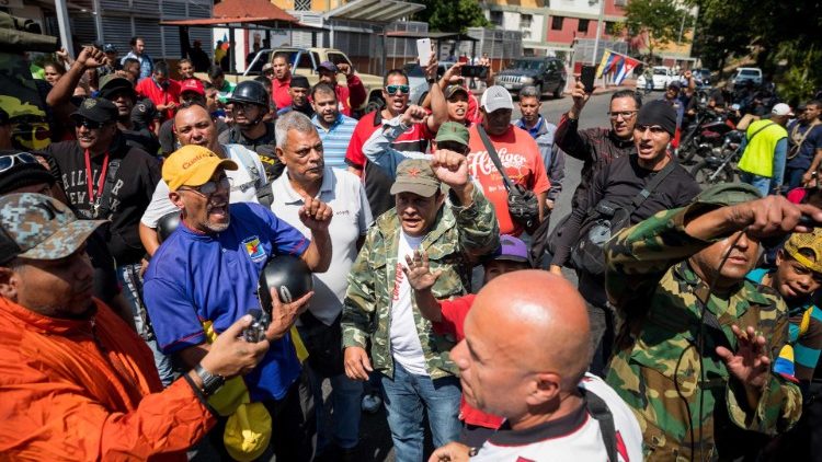 Treffen von Regime-Anhängern in Caracas