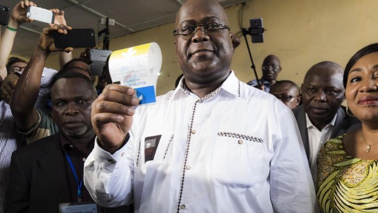 Il leader dell'opposizione Felix Tshisekedi: secondo la commissione elettorale è lui il nuovo presidente della Repubblica Democratica del Congo