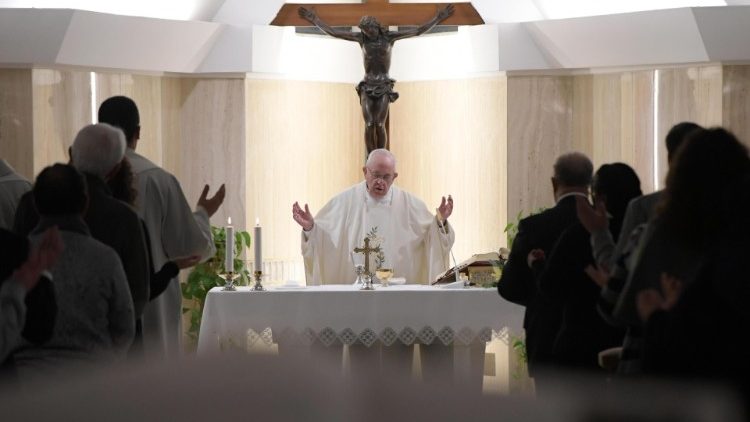 Pope Francis linked #santamarta on hardheartedness
