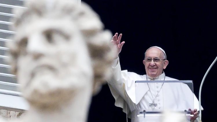 教皇フランシスコ、2019年1月20日、バチカンでの日曜正午の祈り