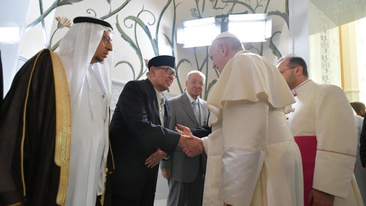 Franziskus am 4. Februar in Abu Dhabi