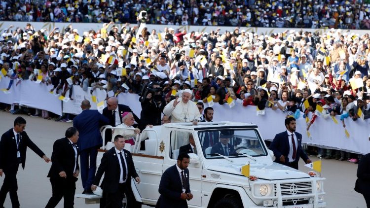 Le Pape François à Abou Dhabi, le 5 février 2019