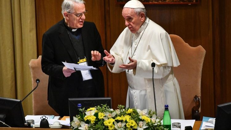 Pope Francis and Father Federico Lombardi