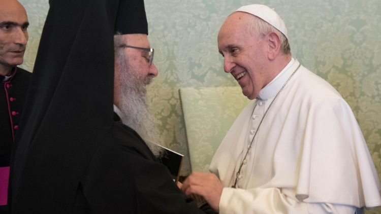Франциск прие делегация от "Апостолическата  Дякония" на Гръцката православна църква