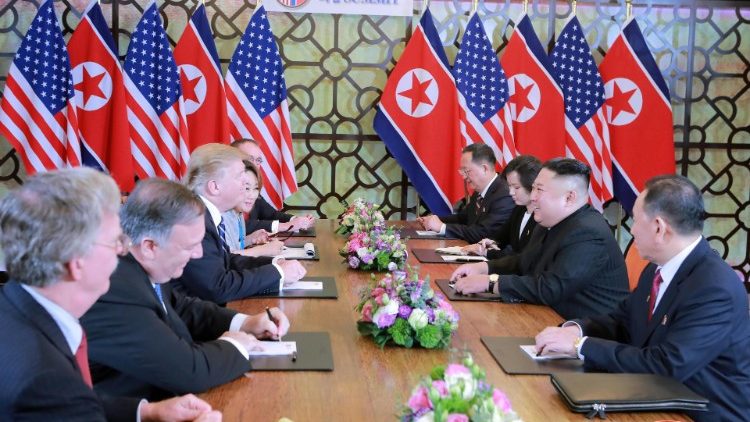 Le sommet du 28 février dernier à Hanoi, au Vietnam, entre Donald Trump et Kim Jong-un.
