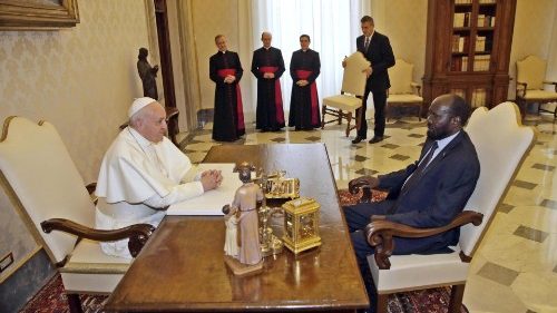 Le Pape reçoit le président du Soudan du Sud au Vatican