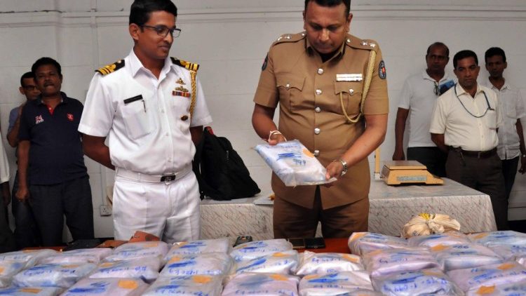 Zaplijenjena droga na Šri Lanki
