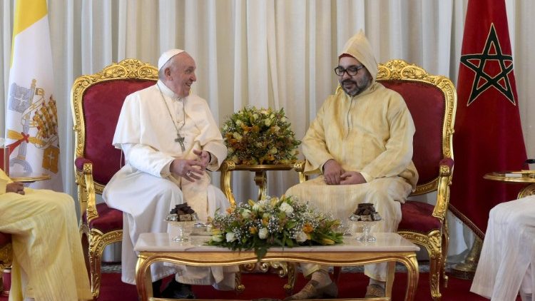 Папа Франциск и крал Мохамед VI