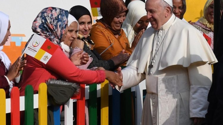 Papa Francisco. Viagem ao Marrocos em março de 2019