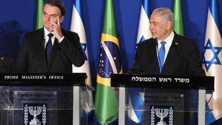 Presidente Jair Bolsonaro em Jerusalém