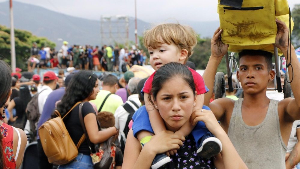 Venezuelskí migranti na kolumbijskej hranici (apr. 2019)