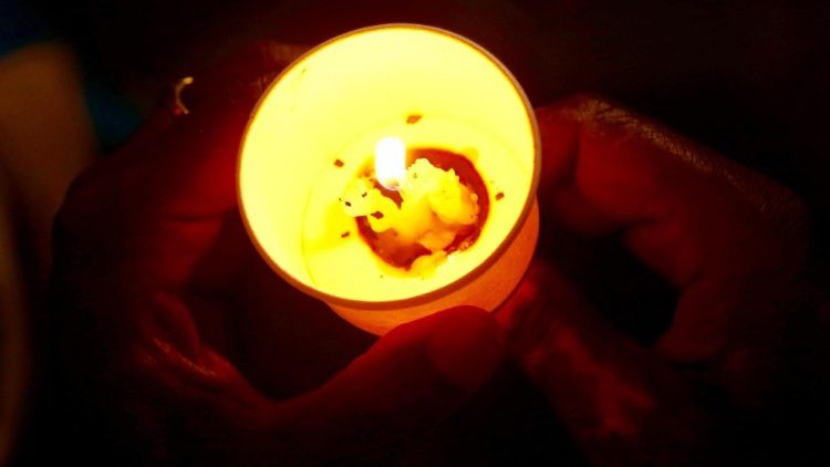 Candle light vigil for Sri Lankan victims in Bangalore