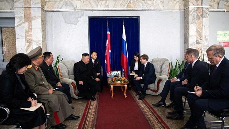 Sommet russo-nord-coréen à Vladivostok les 24 et 25 avril 2019. 