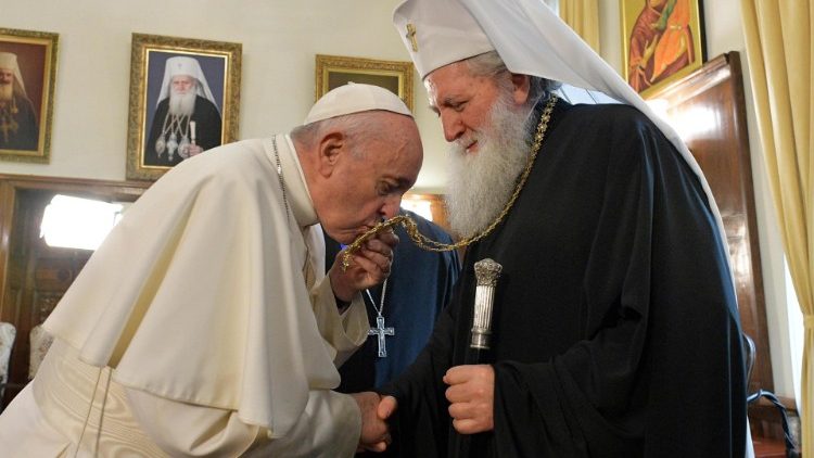 Encontro entre o Papa e o Patriarca Neofit