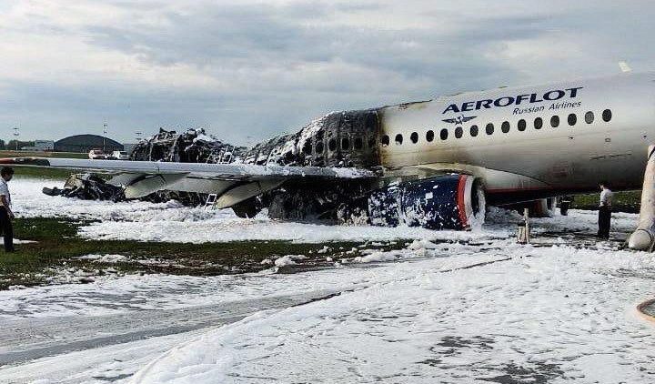At least 41 people killed after Sukhoi Superjet 100 lands while on fire at Sheremetyevo Airport