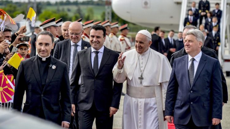 Папа Франциск в Северной Македонии