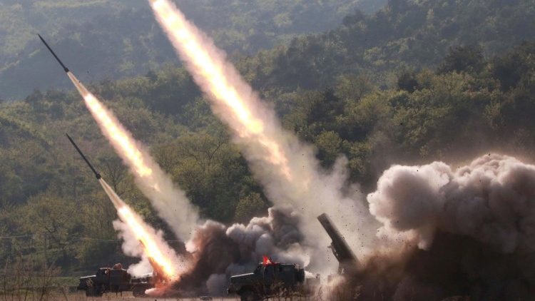 Lancio di missili-test  Nord Corea