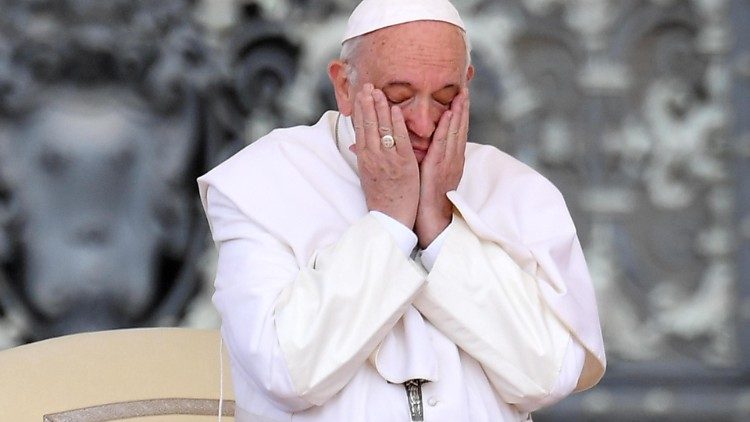Påven Franciskus vid den allmänna audiensen 22 maj 2019