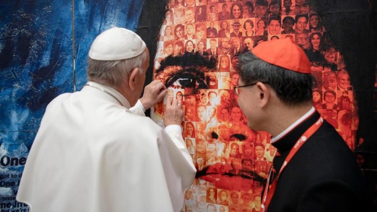 Papa Francisco no encontro com os participantes da 21ª Assembleia Geral da Caritas Internationalis, em 27 de maio de 2019