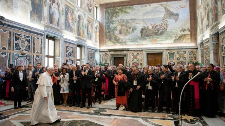 Audience du Pape François aux participants de la XXIe assemblée générale de Caritas Internationalis