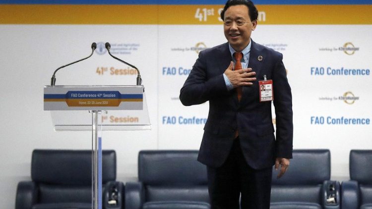 Qu Dongyou, nuevo director general de la FAO. 