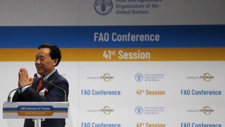 Die Welternährungsorganisation (FAO) wählte den Chinesen Qu Dongyu zum neuen Generaldirektor