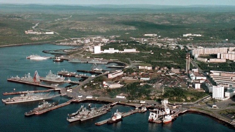 Военноморската база Североморск, Мурманска област