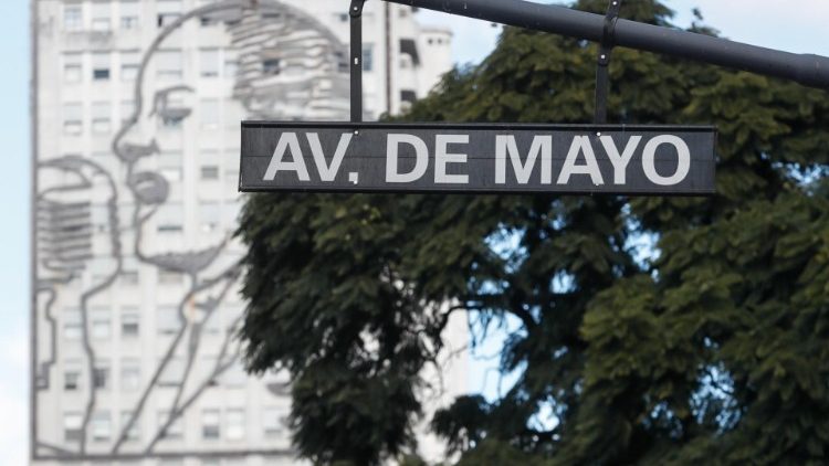 Photographie d'illustration. Avenue de Mayo à Buenos Aires, la capitale d'Argentine
