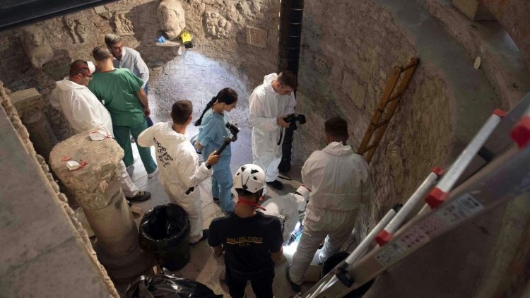 Juli 2019: Untersuchung am Deutschen Friedhof im Vatikan - die gefundenen Knochen können nicht zu Emanuela Orlandi gehören
