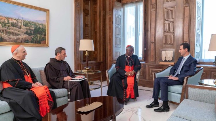 Prijatie vatikánskej delegácie u sýrskeho prezidenta